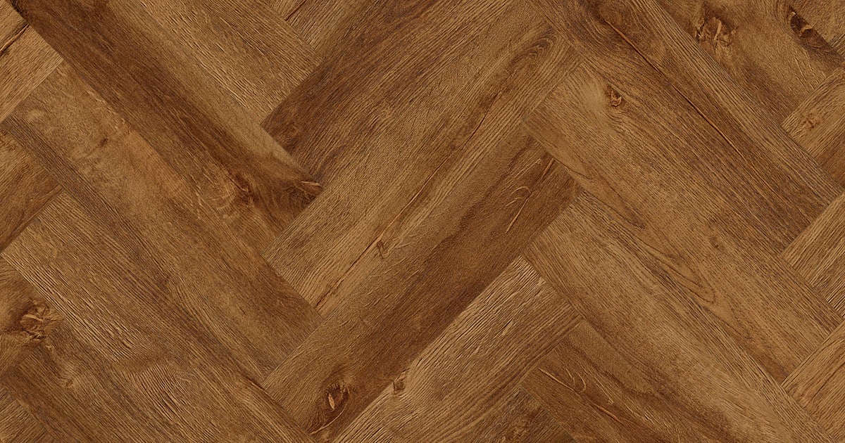 BoConcept Arrow柄 ラグ ハラコ Bureau Oak in Large Parquet: LVT Design flooring by Amtico